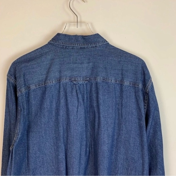 Outdoor Life Men’s Denim Button Down Shirt- XL - Picture 3 of 8